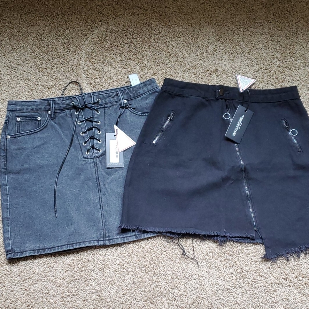 2 PrettyLittle Thing skirt bundle